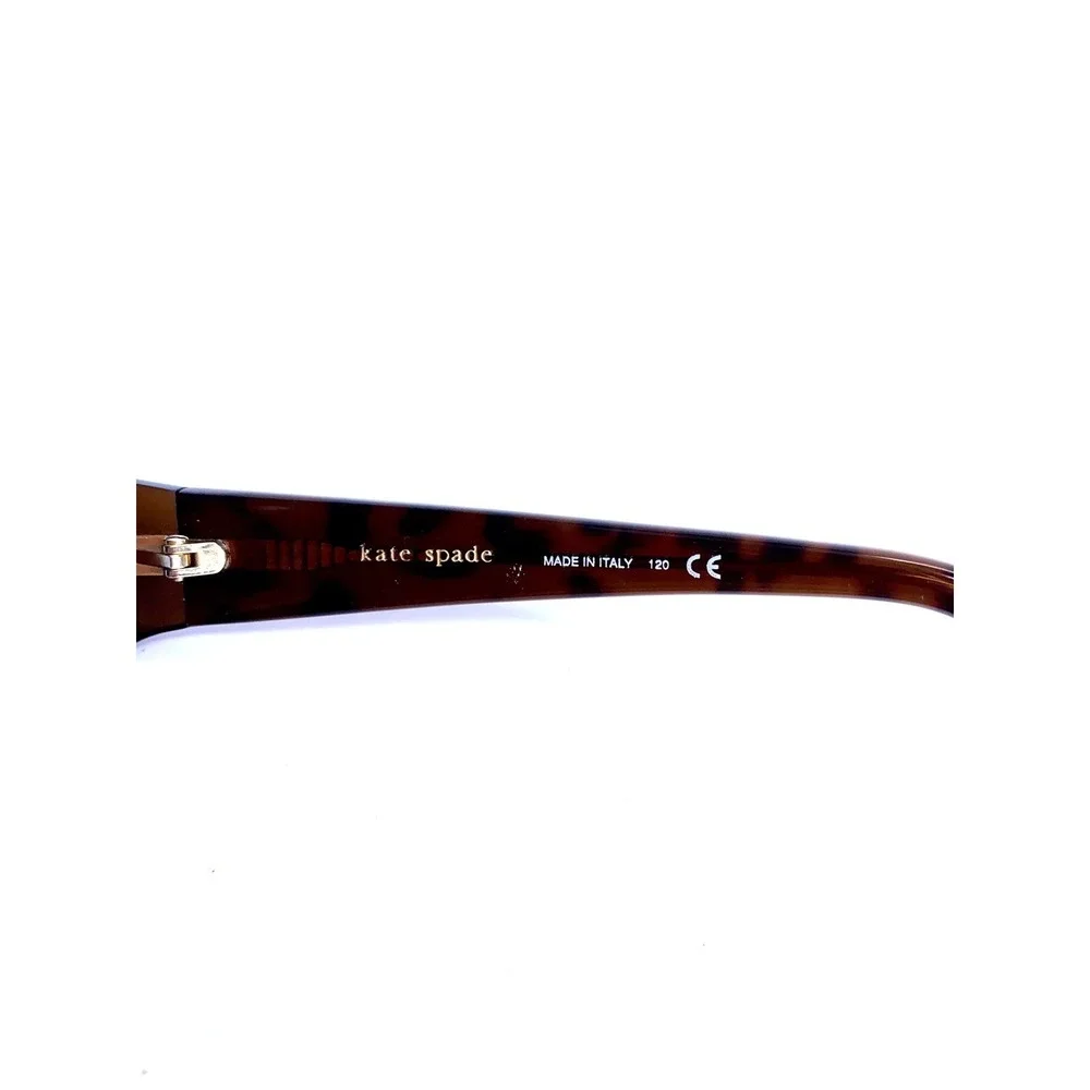 Kate Spade NY Brown Tortoise Oval Wrap Frame Glasses Italy DEE/S 01W0 54 17 120